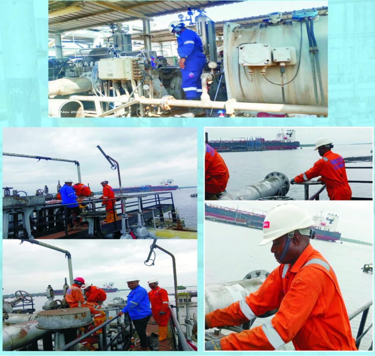 Benut's team on Marine Related Operations at Various Client's Facility